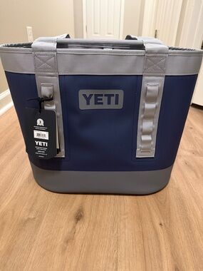 Yeti Navy and Gray Soft Cooler Duffel Tote